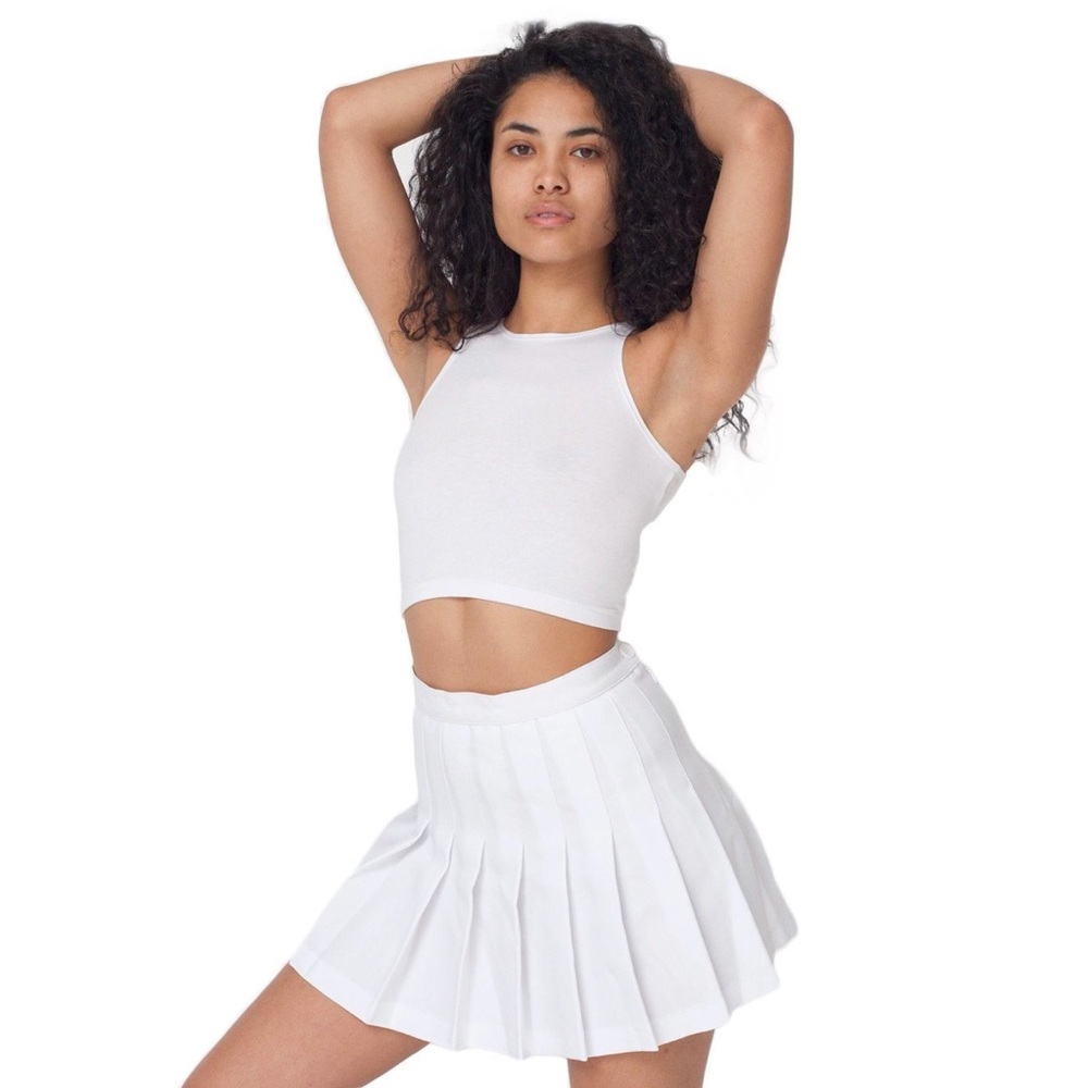 Original American Apparel White Tennis Skirt
